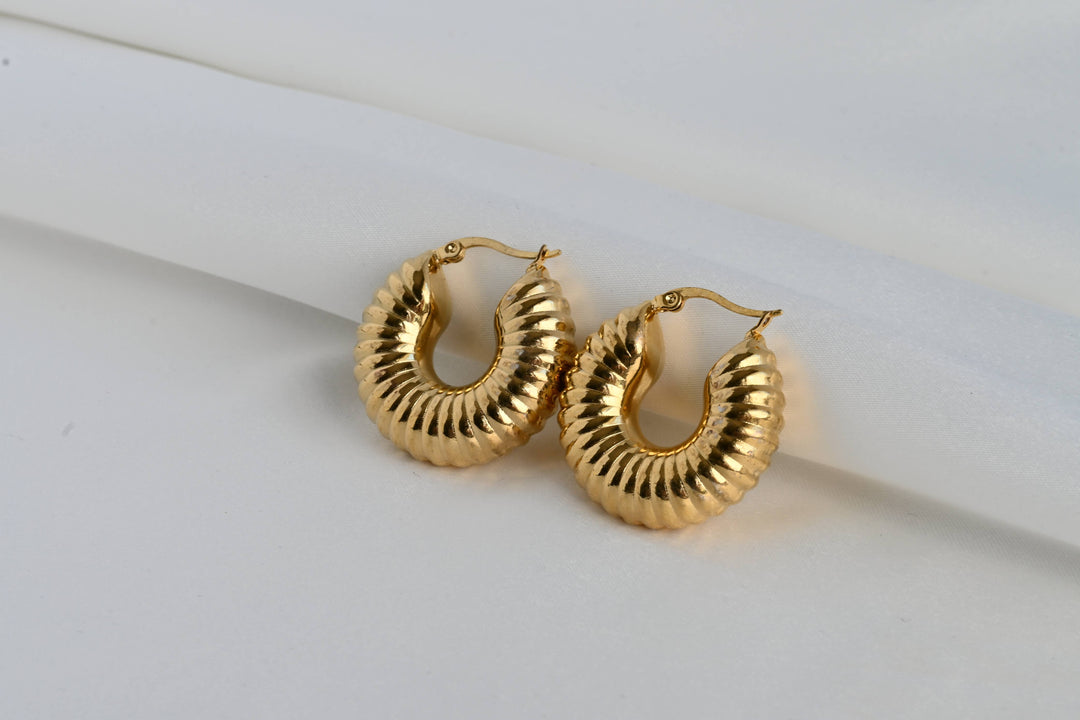 Viv Chunky Hoop Earrings