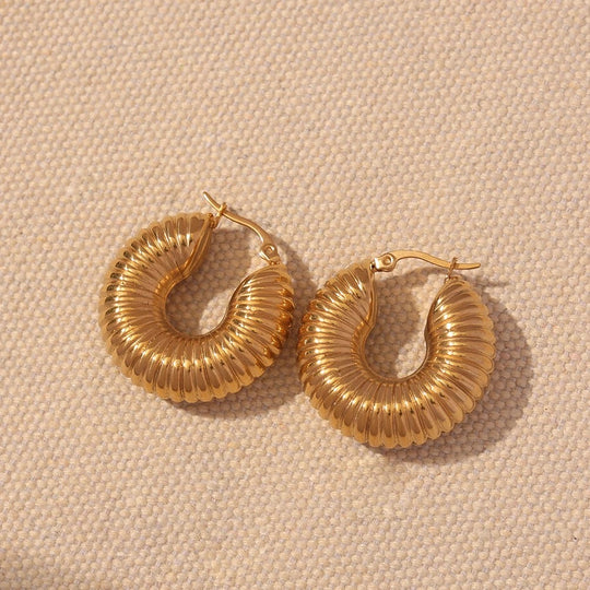Viv Chunky Hoop Earrings