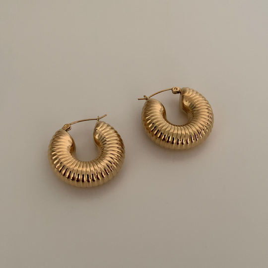 Viv Chunky Hoop Earrings