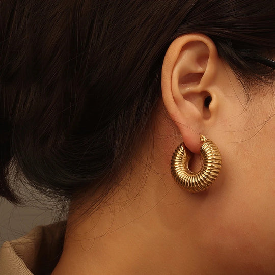 Viv Chunky Hoop Earrings