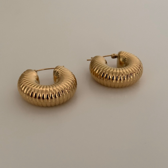 Viv Chunky Hoop Earrings