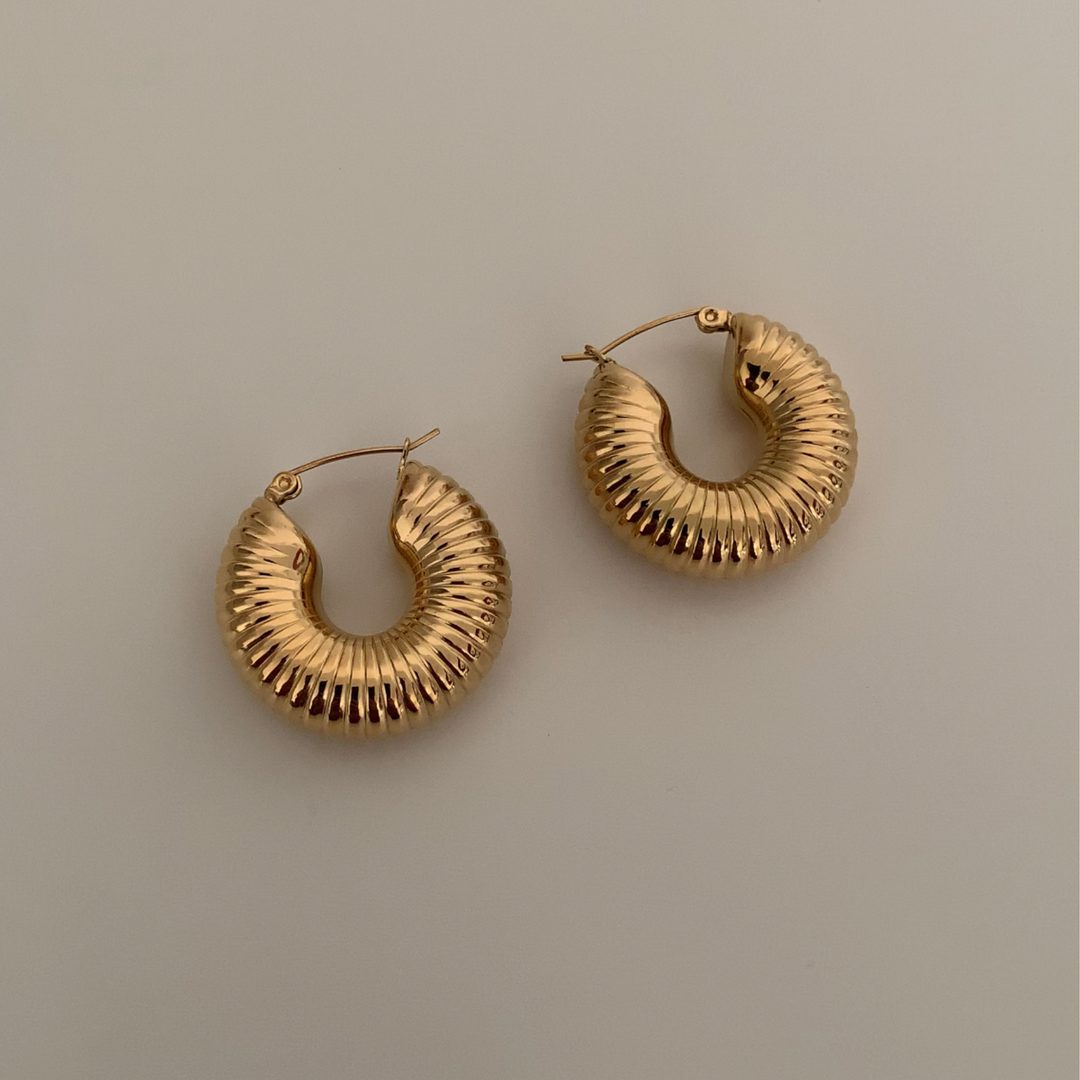 Viv Chunky Hoop Earrings