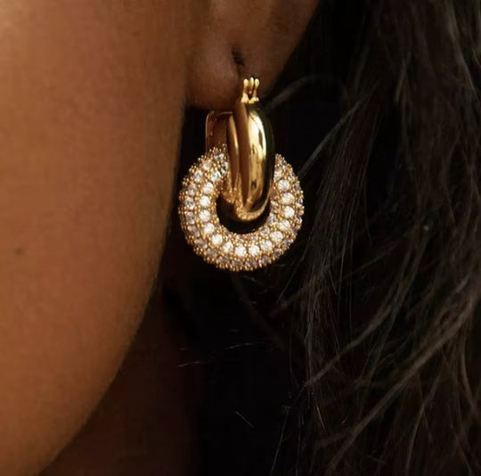 Harlow Double Hoop Earrings