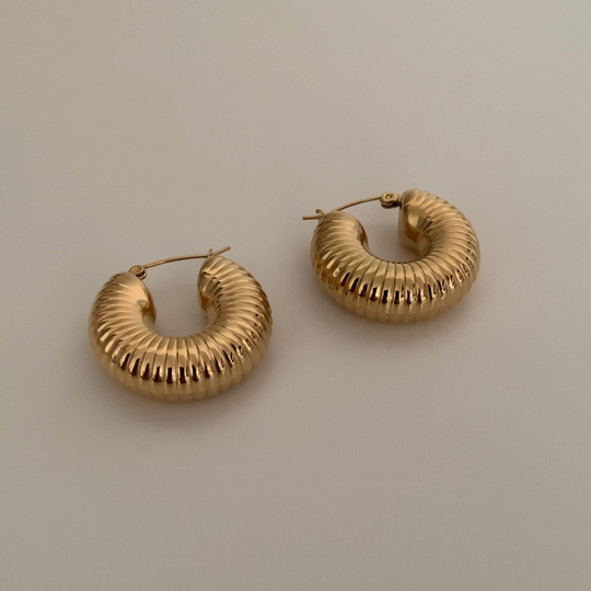 Viv Chunky Hoop Earrings
