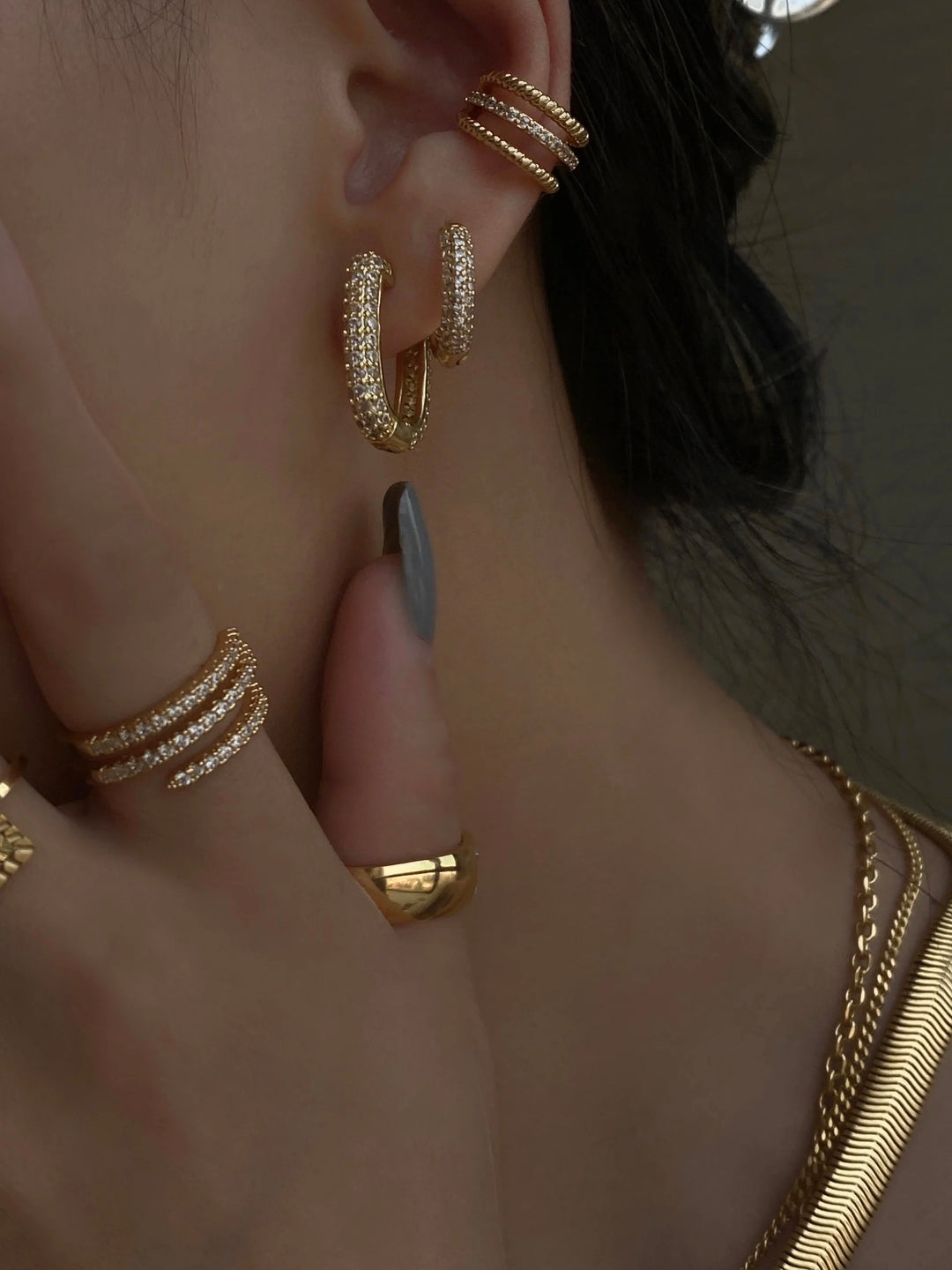 Isla Huggies Earrings