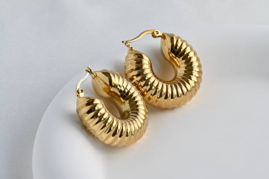 Viv Chunky Hoop Earrings