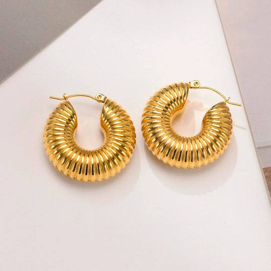 Viv Chunky Hoop Earrings
