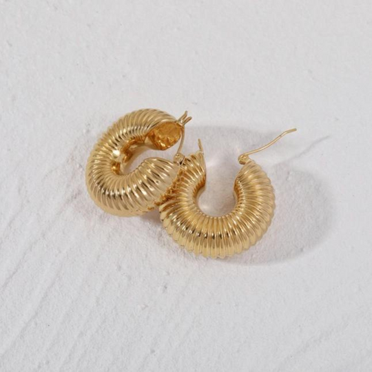 Viv Chunky Hoop Earrings