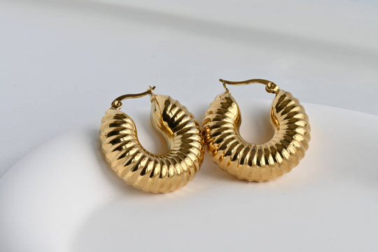 Viv Chunky Hoop Earrings