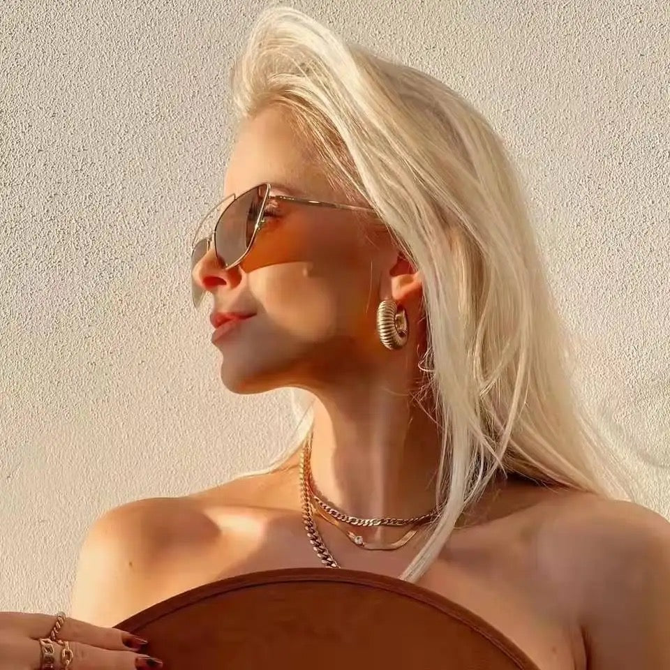 Viv Chunky Hoop Earrings