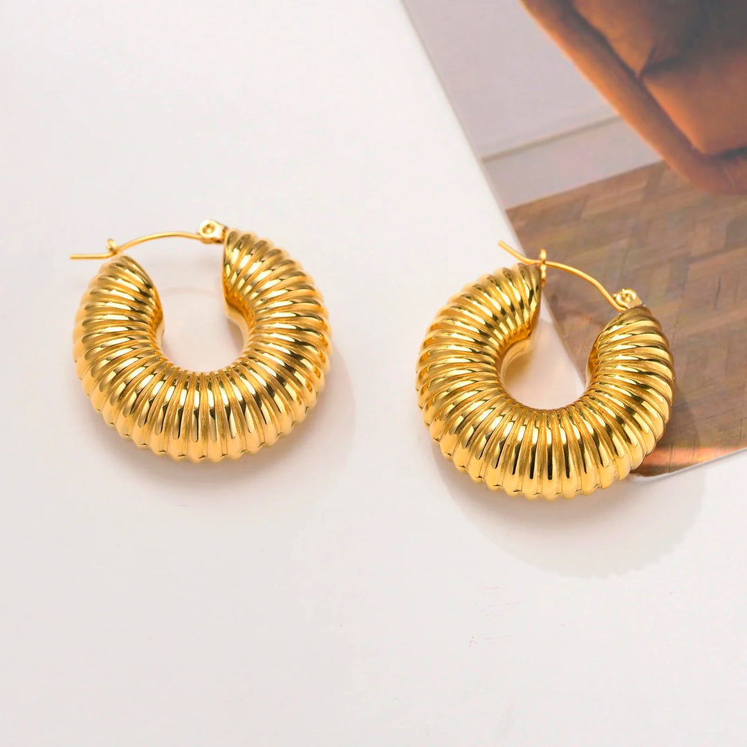 Viv Chunky Hoop Earrings