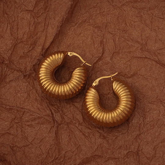 Viv Chunky Hoop Earrings