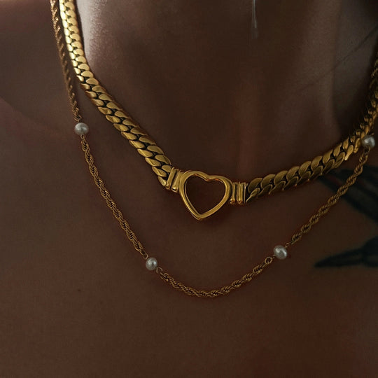 Fallon Heart Necklace