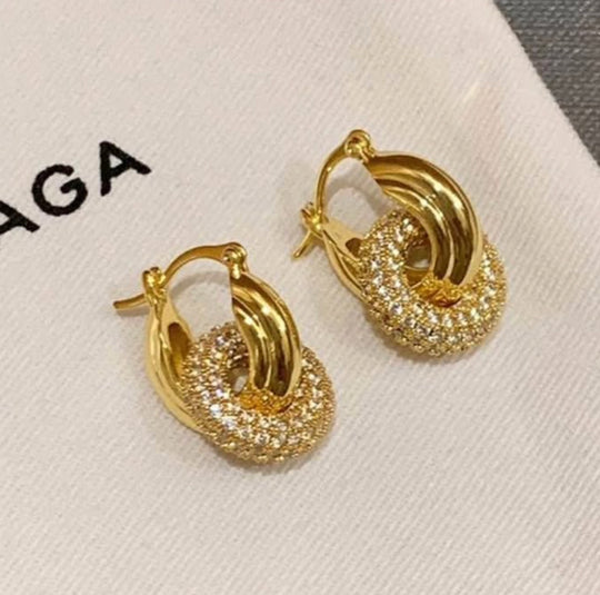 Harlow Double Hoop Earrings