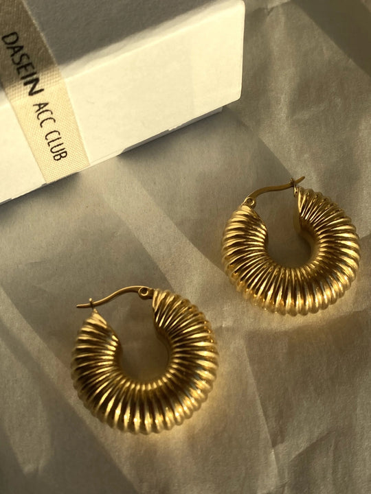 Viv Chunky Hoop Earrings