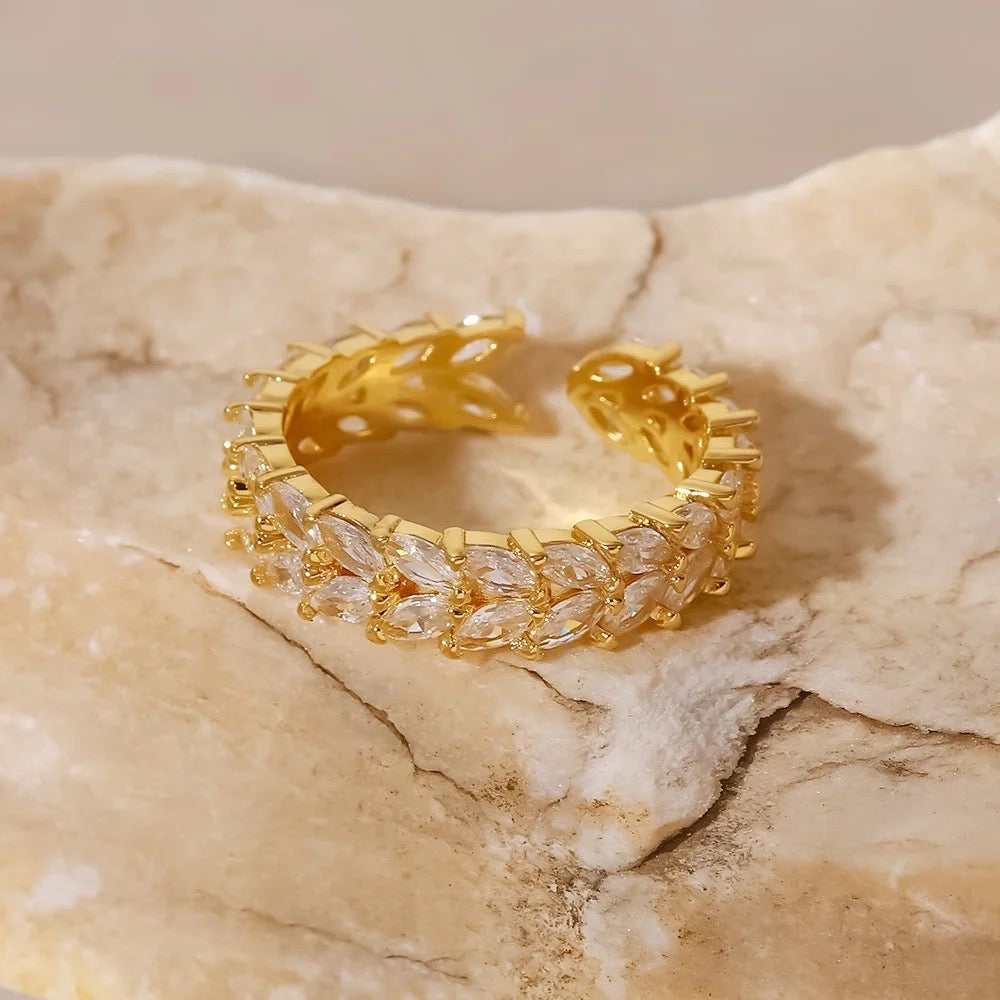 Mari Stackable Multi Stone Ring