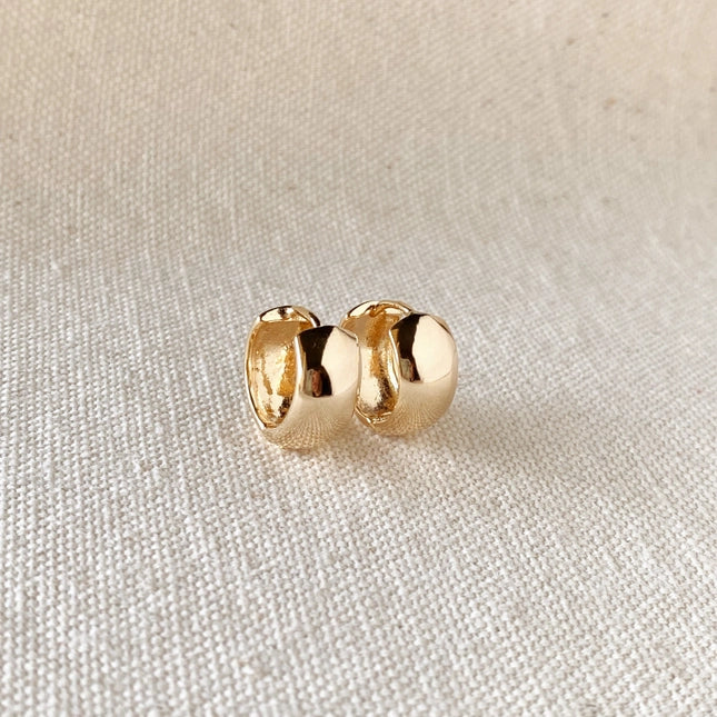 Sia 18k Gold Filled Chunky Clicker Earrings