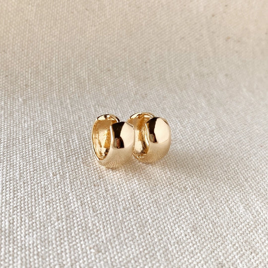 Sia 18k Gold Filled Chunky Clicker Earrings