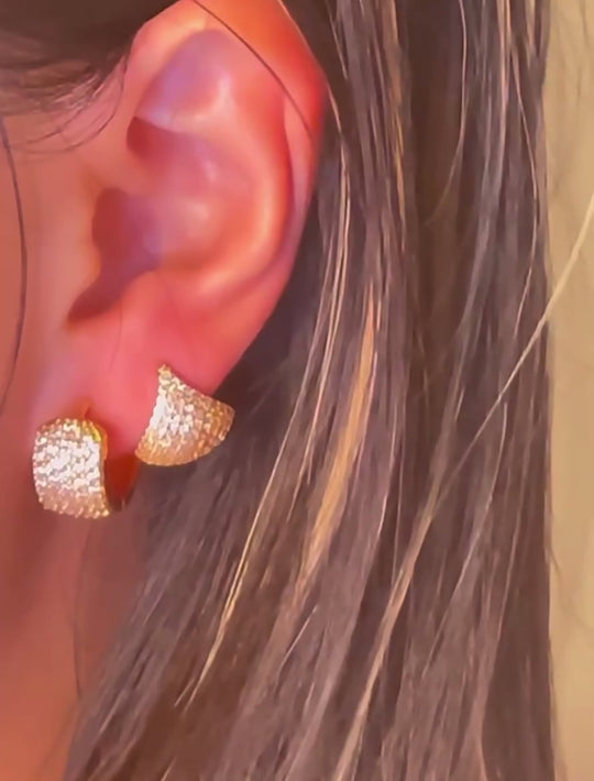 Zoey Huggie Earrings